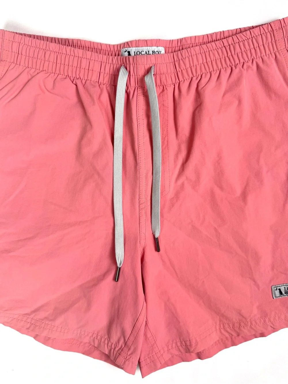 Local Boy Outfitters Men Medium Coral Pink Volley Swim Shorts 5